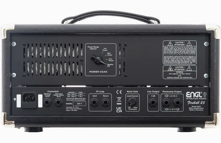Engl E633BO Fireball 25 Blackout, angolo del cabinet