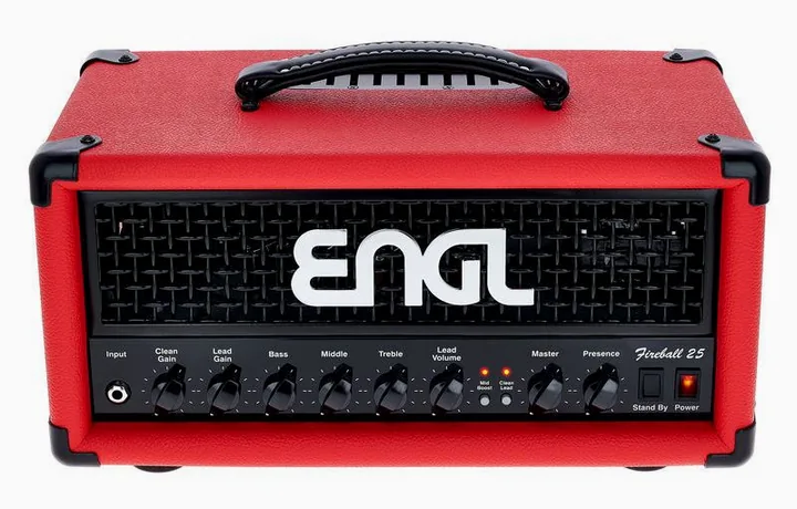 Engl E633SR Fireball 25 LTD Red, vista laterale del cabinet