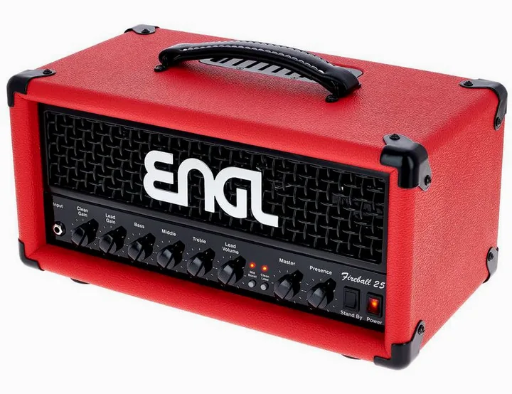 Engl E633SR Fireball 25 LTD Red in primo piano frontale