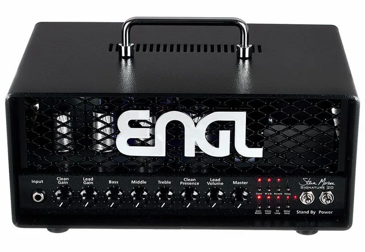 Engl E658BO Steve Morse 20 Blackout, vista dall'alto della testata