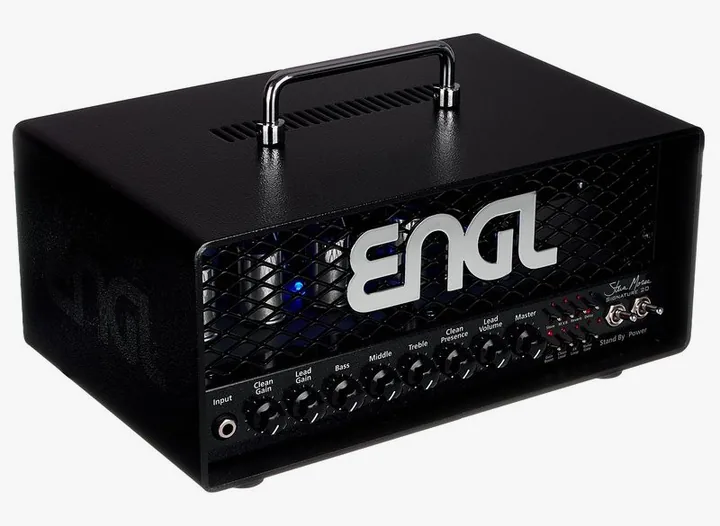 Engl E658BO Steve Morse 20 Blackout, manopole e selettore dei canali