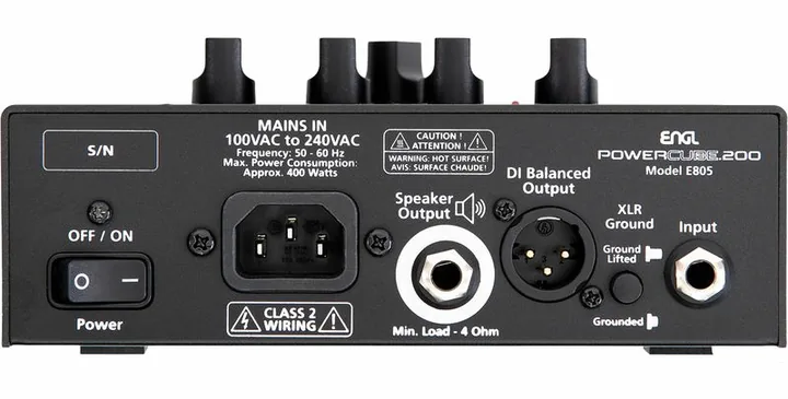 Engl E805 Powercube 200, manopole e selettore dei canali