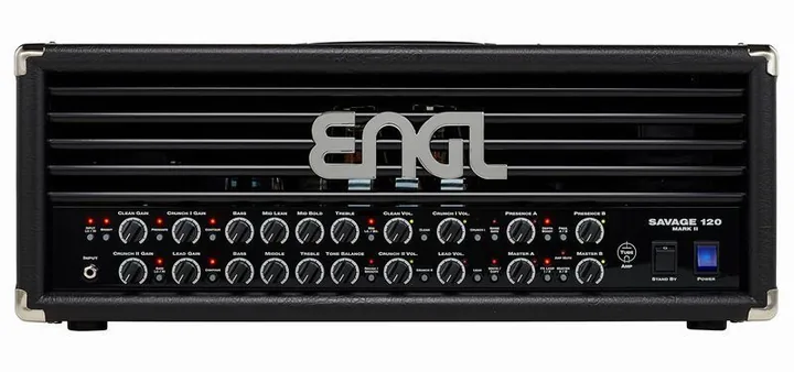 Engl Savage 120 E-610 MKII, retro con le prese di collegamento