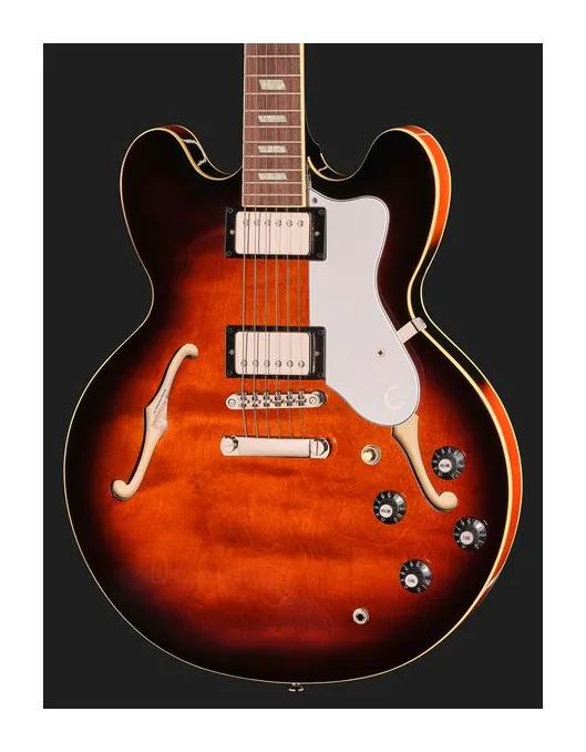 Epiphone Bonehead Riviera DTSB, pickup e manopole dei controlli