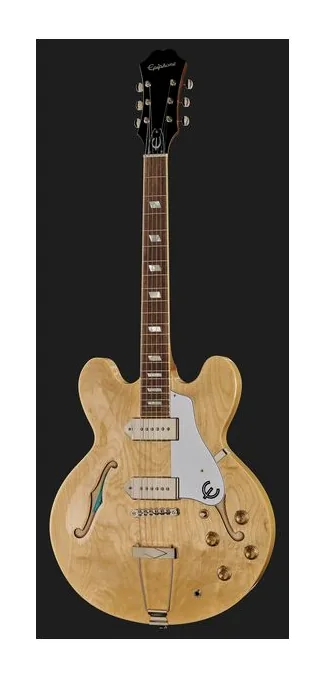 Epiphone Casino Natural w/ Epi Pro P90, vista posteriore del corpo