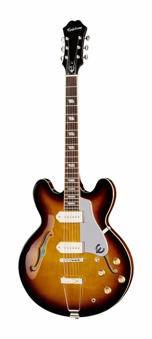 Epiphone Casino Vintage Sunburst visto di fronte