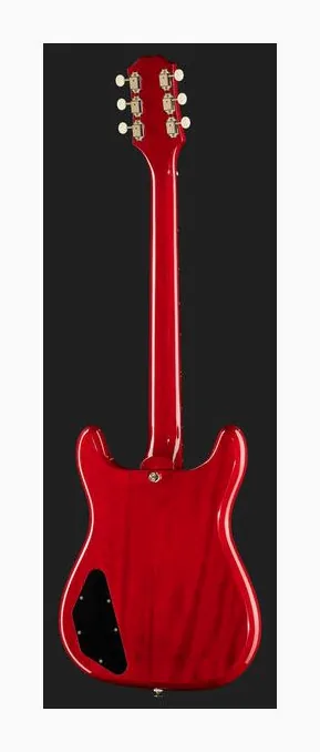 Epiphone Crestwood Custom Cherry, manico e tastiera visti di lato