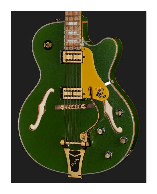 Epiphone Emperor Swingster Forest Green, vista posteriore del corpo