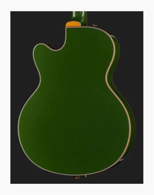 Epiphone Emperor Swingster Forest Green, curve del body viste dall'alto