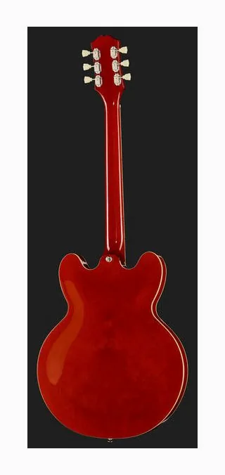 Epiphone ES-335 Cherry, selettore pickup e jack di uscita