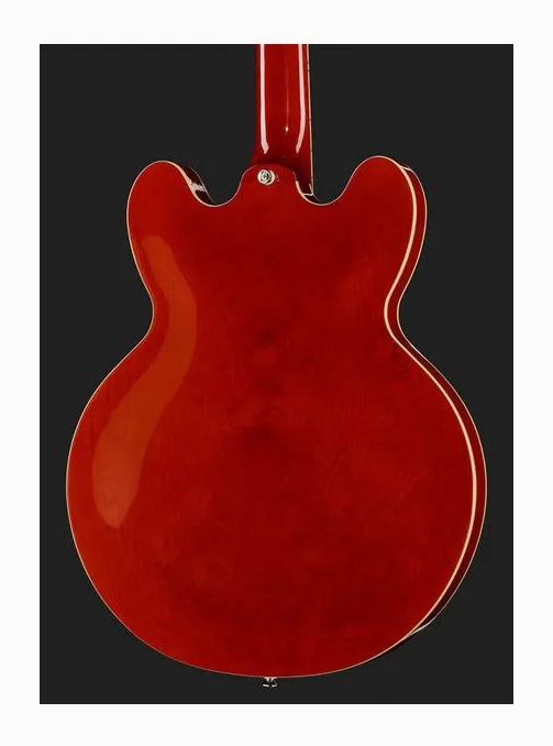 Epiphone ES-335 Cherry, manico e tastiera visti di lato