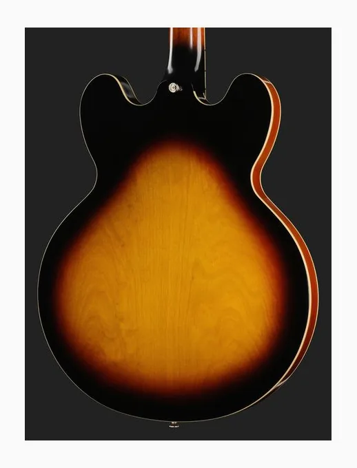 Epiphone 1962 ES-335 Reissue Vintage Bu, selettore pickup e jack di uscita