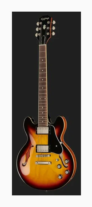 Epiphone ES-339 Vintage Sunburst w/Bag, vista posteriore del corpo