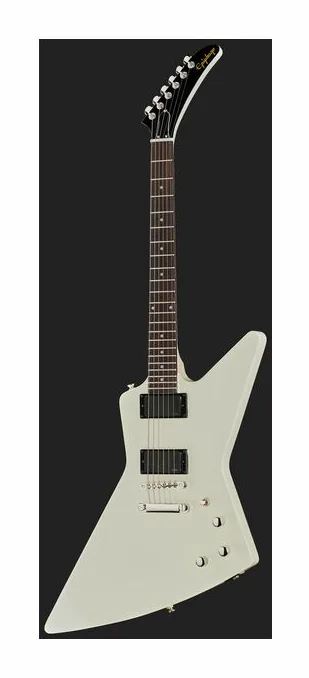 Epiphone Explorer 80s EMG Classic White, ponte e meccaniche di intonazione