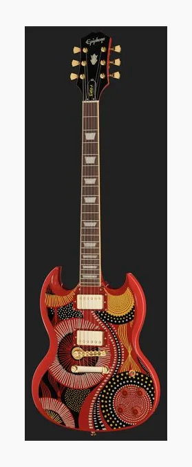 Epiphone Fatoumata Diawara SG, vista posteriore del corpo