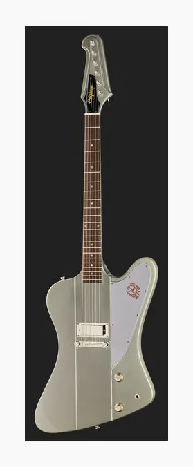 Epiphone 1963 Firebird I Silver Mist, capotasto e prime posizioni della tastiera