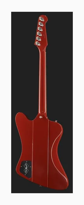 Epiphone 1963 Firebird V Ember Red, selettore pickup e jack di uscita