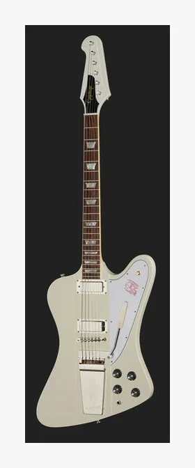 Epiphone 1963 Firebird V Vibrola PW, manico e tastiera visti di lato