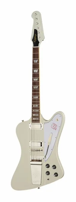 Epiphone 1963 Firebird V Vibrola PW visto di fronte