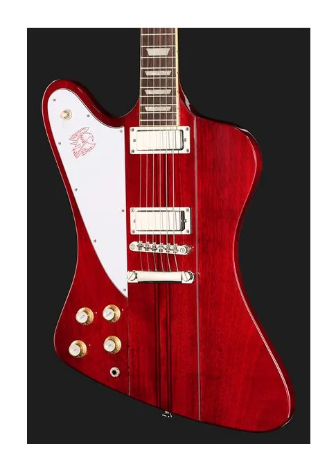 Epiphone Firebird Wine Red LH, curve del body viste dall'alto