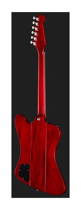 Epiphone Firebird Wine Red, paletta con meccaniche e logo