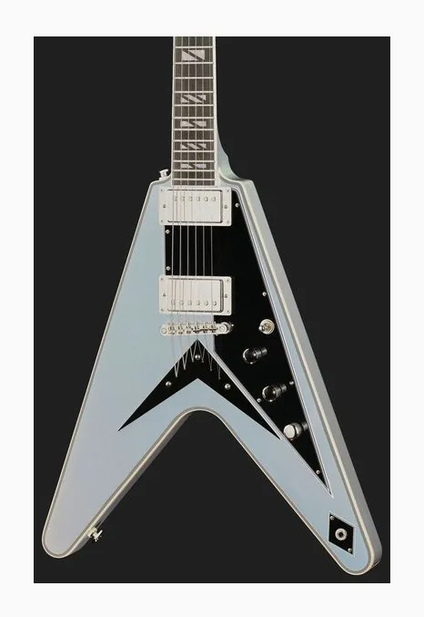 Epiphone Flying V Custom Futura QuiS, manico e tastiera visti di lato