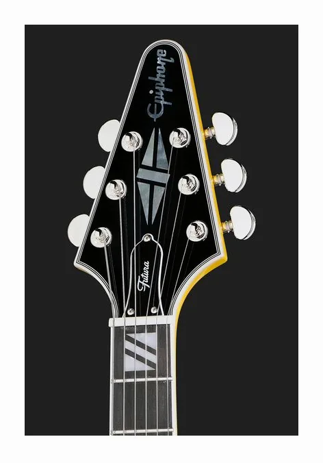 Epiphone Flying V Custom Futura SolS, corpo e verniciatura in primo piano