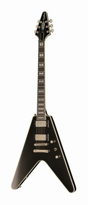 Epiphone Flying V Prophecy Aged JBM visto di fronte