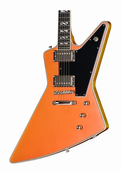 Epiphone Futura Explorer Custom FS, capotasto e prime posizioni della tastiera