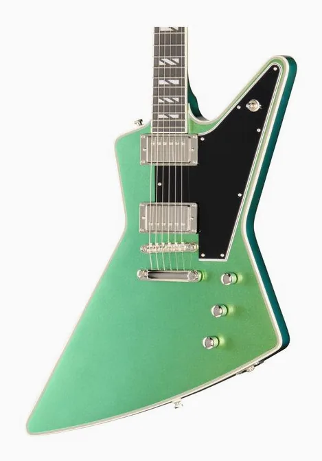 Epiphone Futura Explorer Custom DS, selettore pickup e jack di uscita