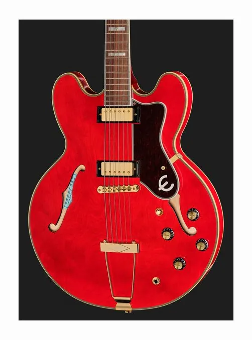 Epiphone Gem Archer Sheraton Mbilt CR, capotasto e prime posizioni della tastiera