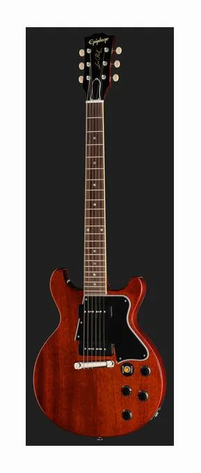 Epiphone IGC 1960 LP Special DC R CR, capotasto e prime posizioni della tastiera