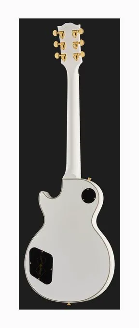 Epiphone Les Paul Custom Alpine White, profilo laterale del corpo