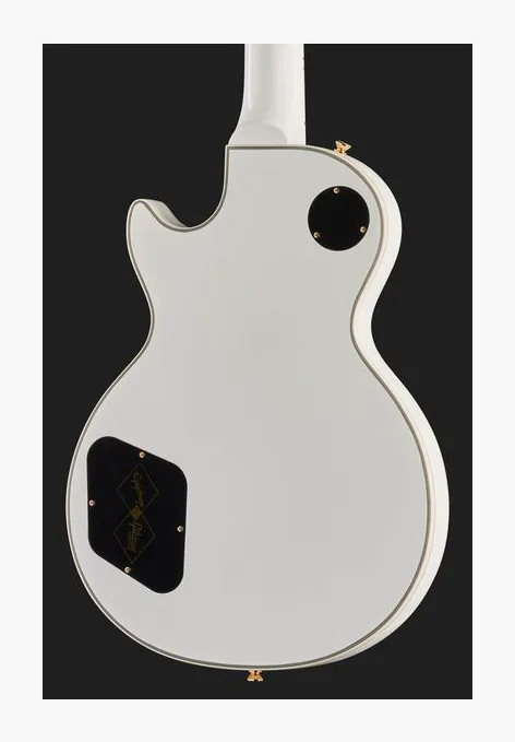Epiphone Les Paul Custom Alpine White, profilo laterale del corpo