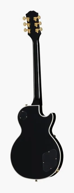 Epiphone Les Paul Custom EB LH, corpo e verniciatura in primo piano