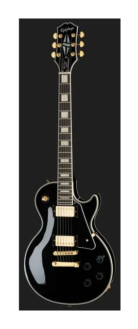 Epiphone Les Paul Custom EB, pickup e manopole dei controlli