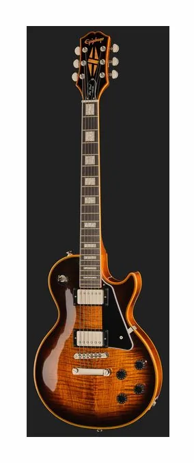 Epiphone Les Paul Custom Widow OB, pickup e manopole dei controlli
