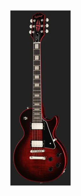 Epiphone Les Paul Custom Widow RB, manico e tastiera visti di lato