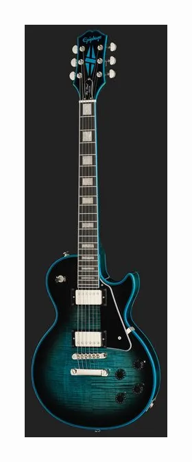 Epiphone Les Paul Custom Widow IB, selettore pickup e jack di uscita