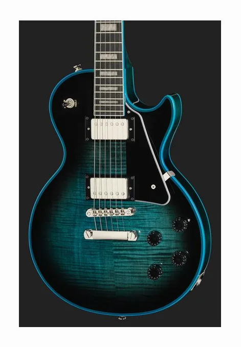 Epiphone Les Paul Custom Widow IB, selettore pickup e jack di uscita