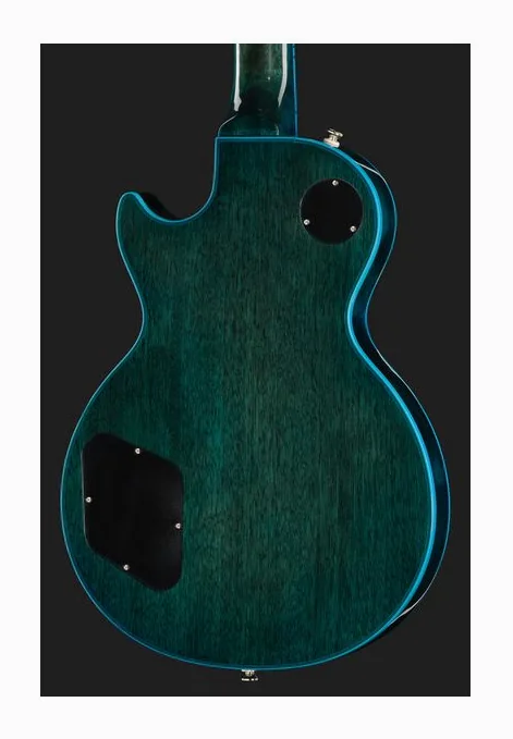 Epiphone Les Paul Custom Widow IB, corpo e verniciatura in primo piano