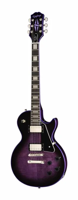Epiphone Les Paul Custom Widow PB in primo piano frontale