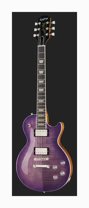 Epiphone Les Paul Modern Figured PB, manico e tastiera visti di lato