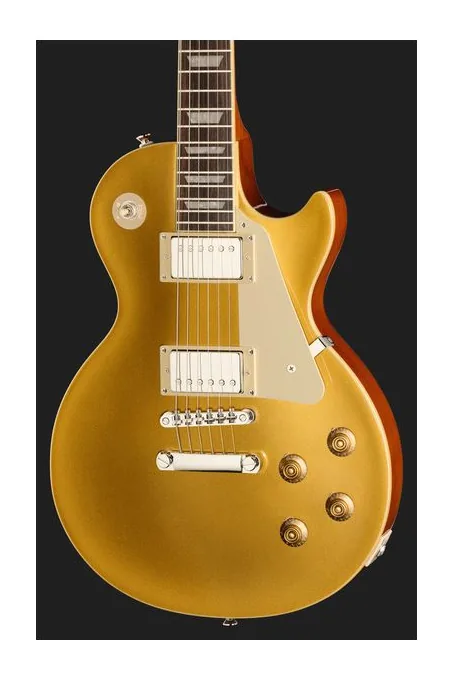 Epiphone Les Paul Standard 50s Goldtop, paletta con meccaniche e logo