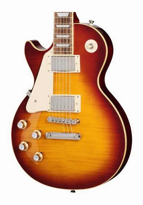 Epiphone Les Paul Standard 60s F ITB LH, manico e tastiera visti di lato