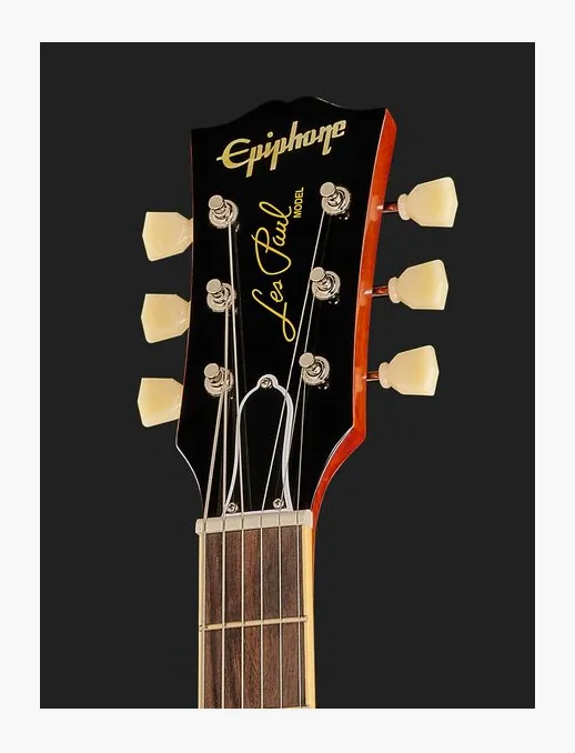 Epiphone 1959 Les Paul Standard DCS, capotasto e prime posizioni della tastiera