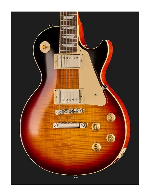 Epiphone 1959 Les Paul Standard WBB, curve del body viste dall'alto