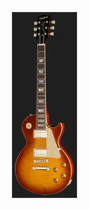 Epiphone 1959 Les Paul Standard Re GPB, paletta con meccaniche e logo