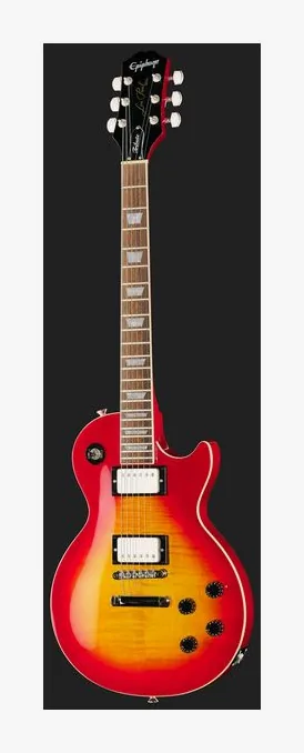 Epiphone Les Paul Tribute Plus HCS, paletta con meccaniche e logo