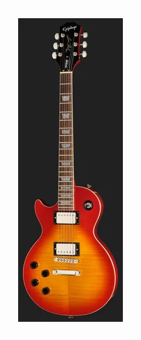 Epiphone Les Paul Tribute Plus HCS LH, profilo laterale del corpo